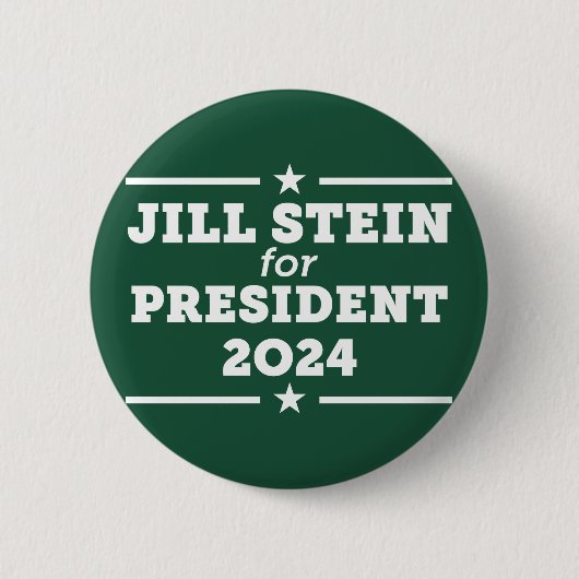 Jill Stein 2024 Ronde Button 5,7 Cm (Voorkant)