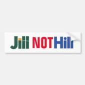 Jill Stein anti-Hillary Sticker (Voorkant)