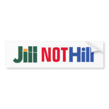 Jill Stein anti-Hillary Sticker