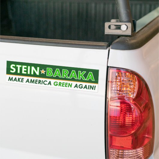 Jill Stein / Baraka - Green Party Bumpersticker (Op Truck)