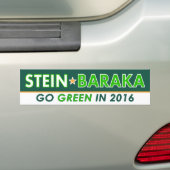 Jill Stein / Baraka - Green Party Bumpersticker (Op auto)