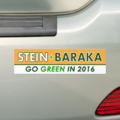 Jill Stein / Baraka - Green Party Bumpersticker (Op auto)
