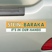 Jill Stein / Baraka - Green Party Bumpersticker (Op auto)