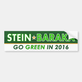 Jill Stein / Baraka - Green Party Bumpersticker