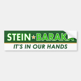 Jill Stein / Baraka - Green Party Bumpersticker