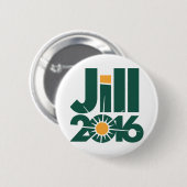 Jill Stein Campaign Logo Ronde Button 5,7 Cm (Voorkant /achterkant)