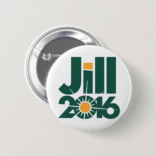 Jill Stein Campaign Logo Ronde Button 5,7 Cm (Voorkant /achterkant)