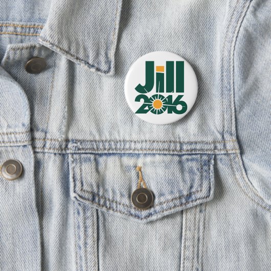 Jill Stein Campaign Logo Ronde Button 5,7 Cm (In situ)