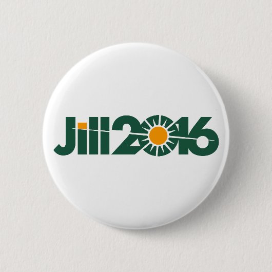 Jill Stein Campaign Logo Ronde Button 5,7 Cm (Voorkant)