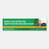 Jill Stein for President/Green Party bumpersticker (Voorkant)
