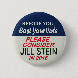 Jill Stein Green Party voor het voorzitterschap 20 Ronde Button 5,7 Cm