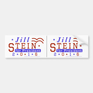 Jill Stein President 2016 Verkiezingsgroene partij Bumpersticker