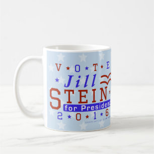 Jill Stein President 2016 Verkiezingsgroene partij Koffiemok