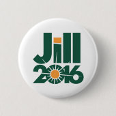 Jill Stein voor de Button President 2016 (Voorkant)