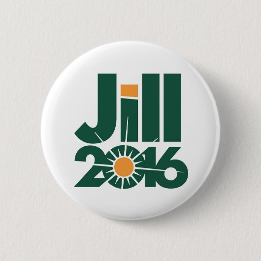 Jill Stein voor de Button President 2016 (Voorkant)