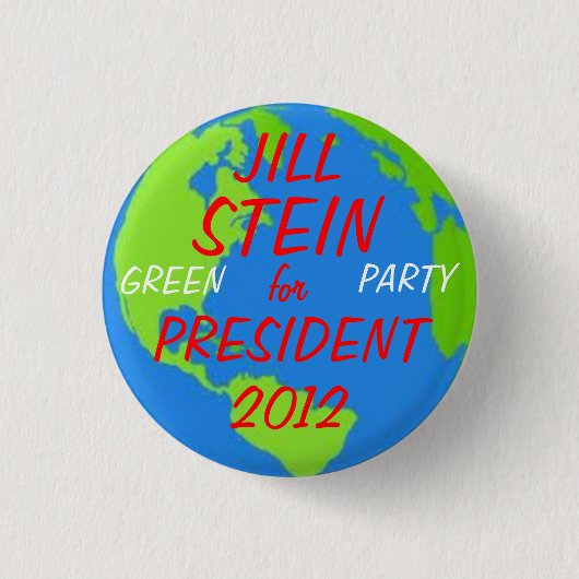 Jill Stein voor de knop President Ronde Button 3,2 Cm (Voorkant)