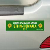 JILL STEIN VOOR PRESIDENT 2012 BUMPERSTICKER (Op auto)