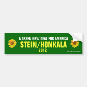 JILL STEIN VOOR PRESIDENT 2012 BUMPERSTICKER