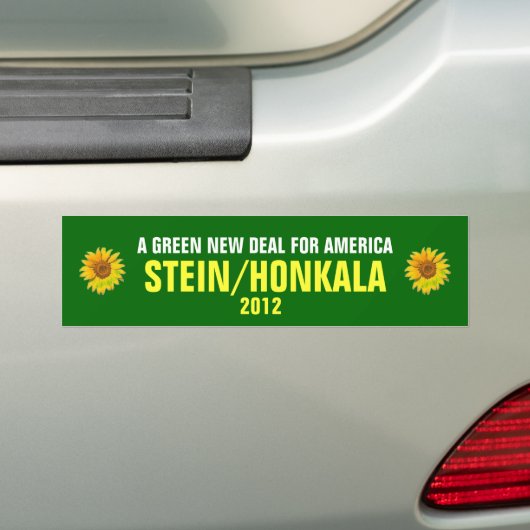 JILL STEIN VOOR PRESIDENT 2012 BUMPERSTICKER (Op auto)