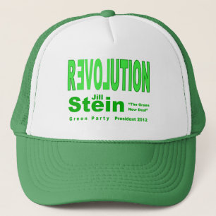 Jill Stein voor President 2012 Green Party Trucker Pet