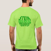 JILL STEIN VOOR PRESIDENT 2012 GROENPARTIJ T-SHIRT (Achterkant)
