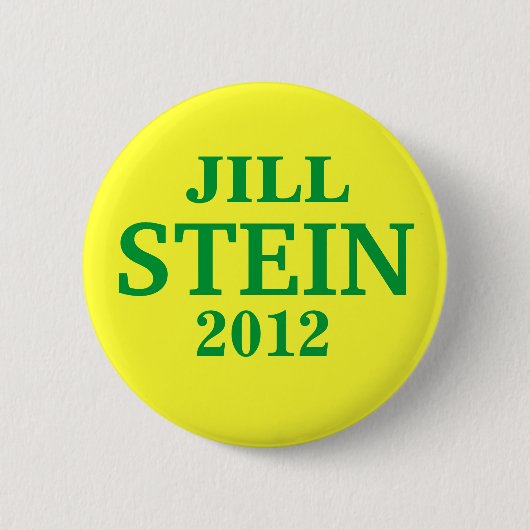 Jill STEIN VOOR PRESIDENT 2012 Ronde Button 5,7 Cm (Voorkant)