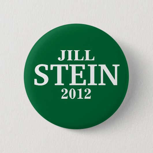 Jill STEIN VOOR PRESIDENT 2012 Ronde Button 5,7 Cm (Voorkant)