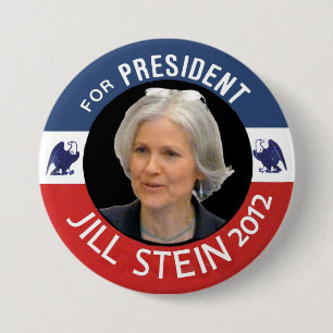 Jill Stein voor President 2012 Ronde Button 7,6 Cm