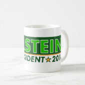 Jill Stein voor President 2016 Green Party Mok Cup (Voorkant rechts)
