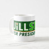 Jill Stein voor President 2016 Green Party Mok Cup (Voorkant links)