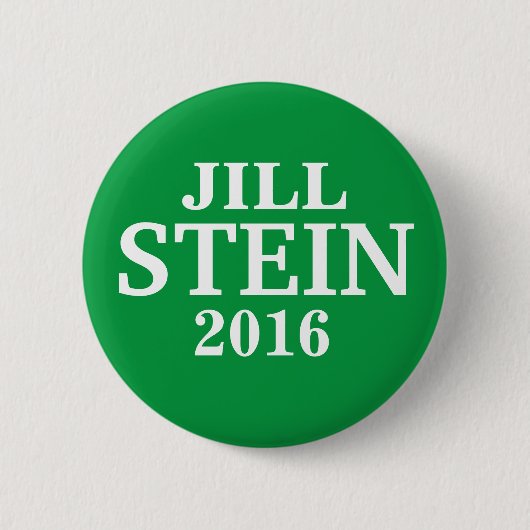 Jill STEIN VOOR PRESIDENT 2016 Ronde Button 5,7 Cm (Voorkant)