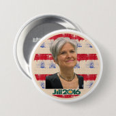 Jill Stein voor President 2016 Ronde Button 7,6 Cm (Voorkant /achterkant)