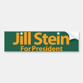 Jill Stein voor President Bumpersticker (Voorkant)