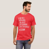 Jillian citaat grappige verjaardag aangepaste naam t-shirt (Voorkant volledig)