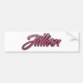 Jillian faded Aufkleber Sticker (Voorkant)