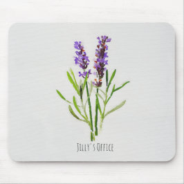 Jilly's Botanische Lavender Waterverf Muismat