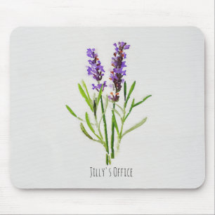 Jilly's Botanische Lavender Waterverf Muismat