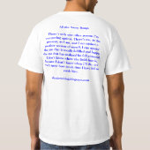Jim #4 "Alle Dezelfde liedjes" T-shirt (Achterkant)