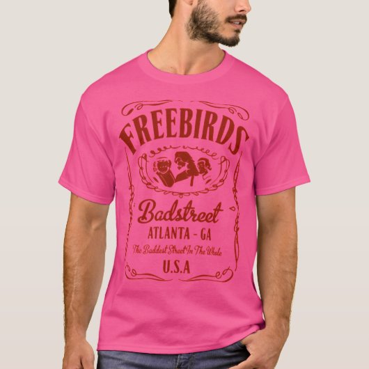 Jim Beamstyle Badstreet USA Fabulous Freebirds Cl T-shirt (Voorkant)