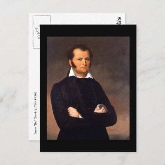 Jim Bowie Briefkaart (Voorkant / Achterkant)