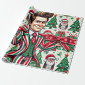 Jim Carrey Kerstmis Cadeaupapier (Uitgerold)