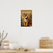 Jim Corbett Nationaal Park India Retro Poster (Keuken)