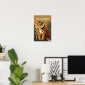 Jim Corbett Nationaal Park India Retro Poster (Thuiskantoor)