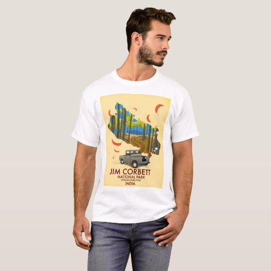 Jim Corbett National Park, deelstaat Uttarakhand T-shirt (Voorkant volledig)