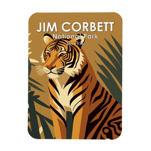 Jim Corbett National Park India  Magneet (Verticaal)