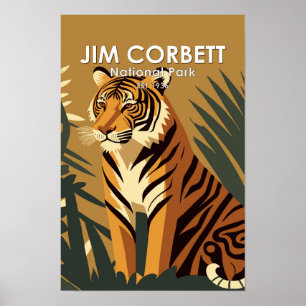 Jim Corbett National Park India Poster