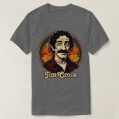 Jim Croce Retro Fan Kunstwerk Design 1 T-shirt (Design voorkant)