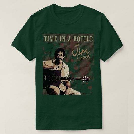 Jim Croce Tijd in een fles T-shirt (Design voorkant)