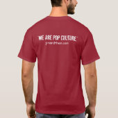 Jim en zij op Aire T-shirt (Achterkant)