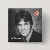 Jim Fordyce Vierkante Button 5,1 Cm (Voorkant)